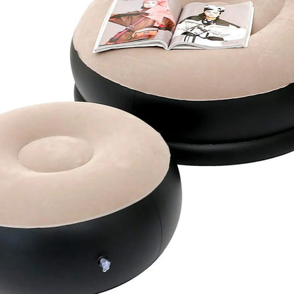 Portable Inflatable Air Couch with Pump — Indoor & Outdoor