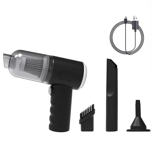 9000Pa Wireless Car Vacuum Cleaner — USB Charging, Wet & Dry, 120W
