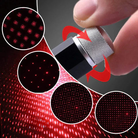 LuxuryLight USB Car Roof Star Light Mini Projector