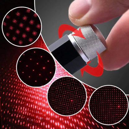 LuxuryLight USB Car Roof Star Light Mini Projector